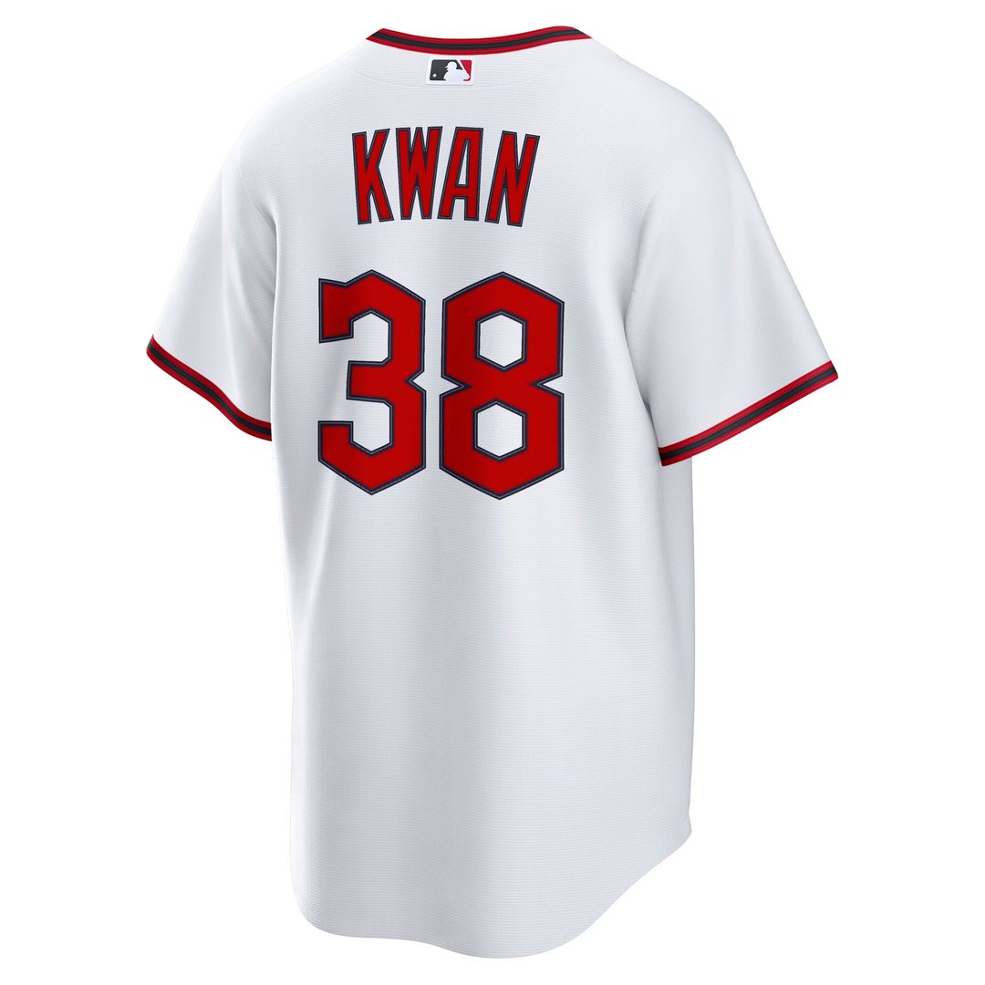 Steven Kwan Cleveland Guardians Home Replica Jersey - White