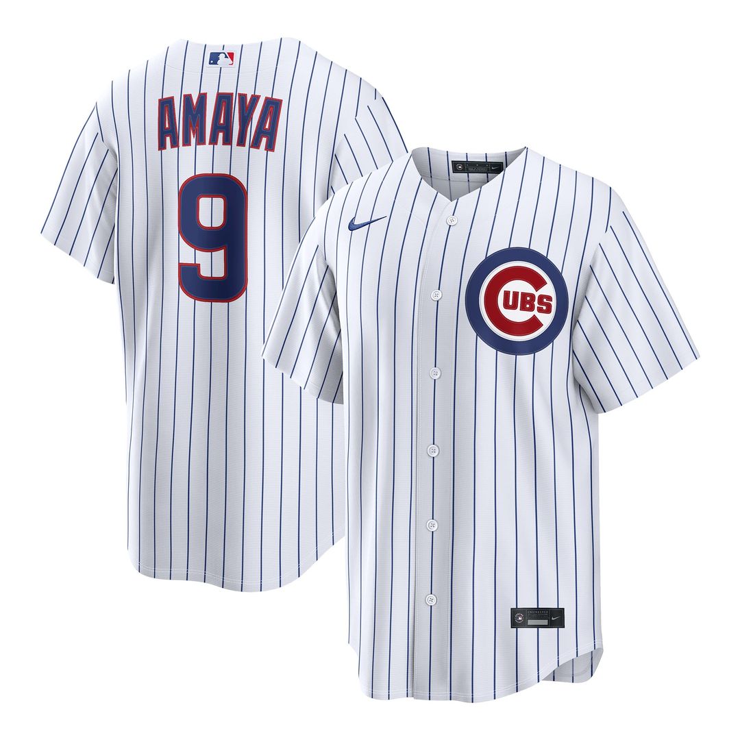 Miguel Amaya Chicago Cubs Home Replica Jersey - White