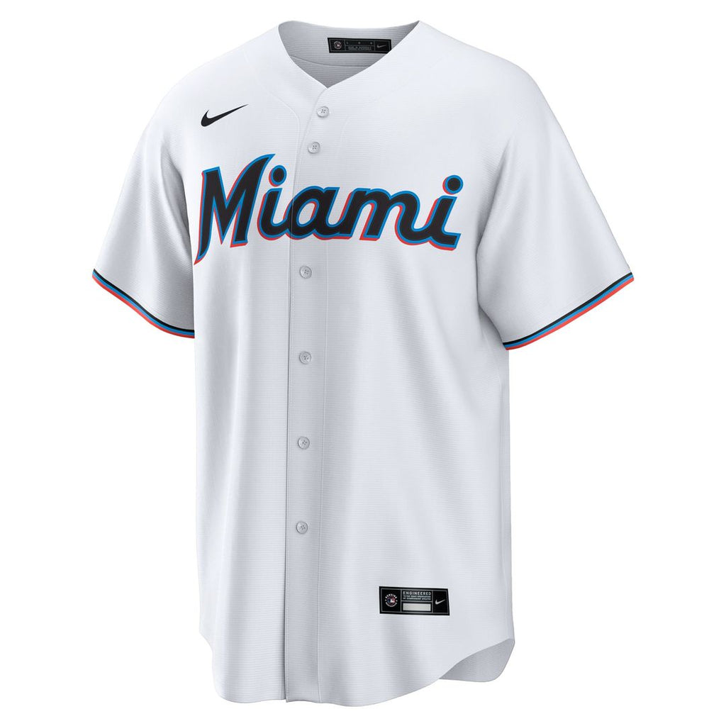 Eury Perez Miami Marlins Home Replica Jersey - White