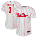 Bryce Harper Philadelphia Phillies Youth Home Replica Player Jersey - White