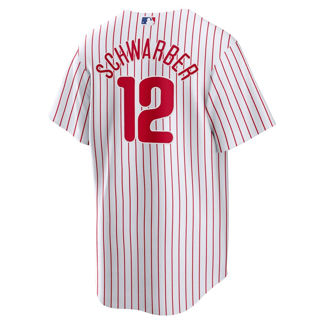 Kyle Schwarber Philadelphia Phillies Replica Player Jersey - White