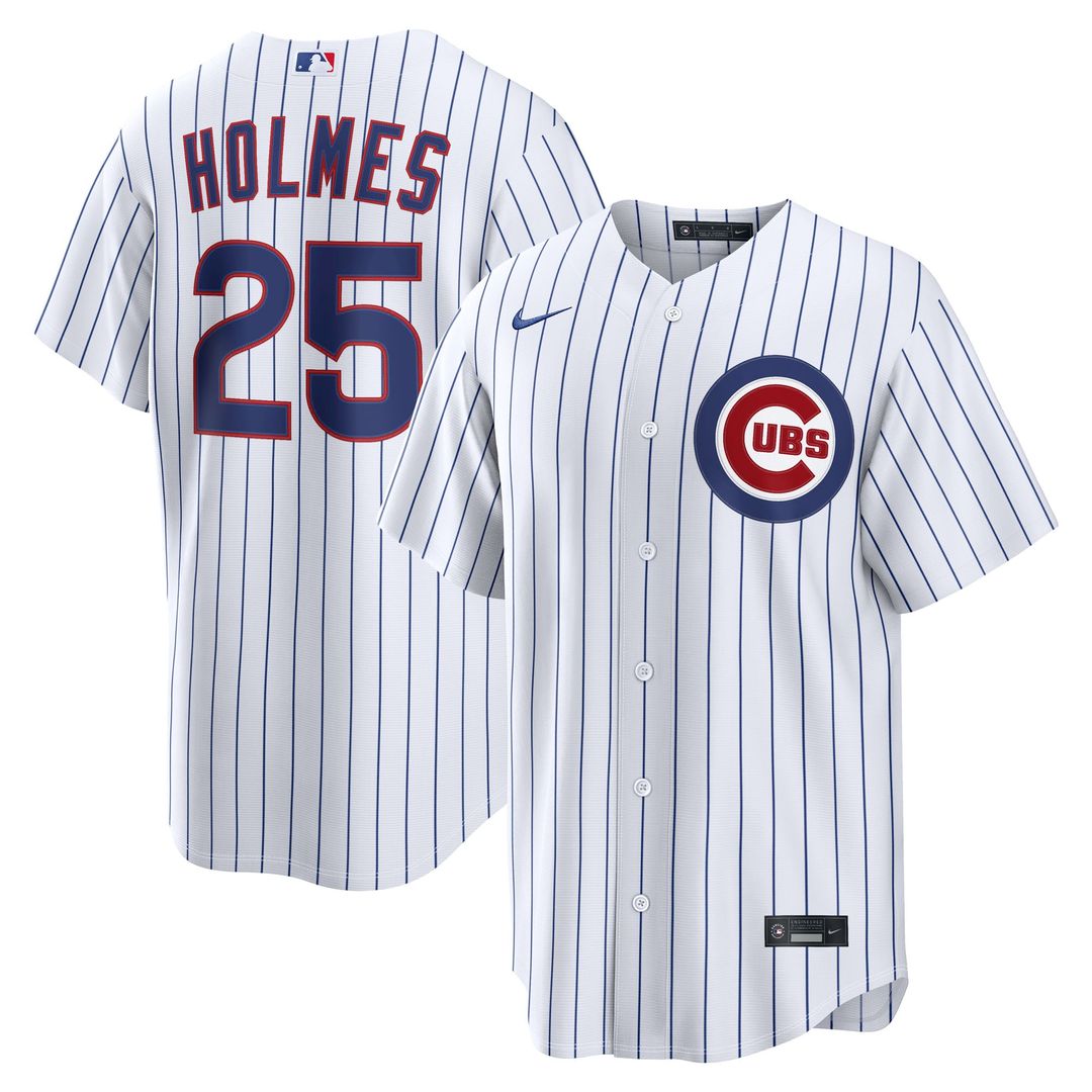 Clay Holmes Chicago Cubs Home Replica Jersey - White