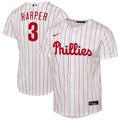 Bryce Harper Philadelphia Phillies Youth Home Replica Player Jersey - White