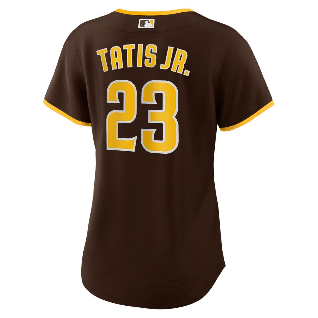 Fernando Tatís Jr. San Diego Padres Women's Road Replica Player Jersey - Brown