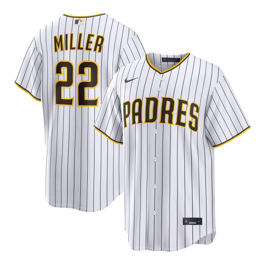 Mason Miller San Diego Padres Home Replica Jersey - White