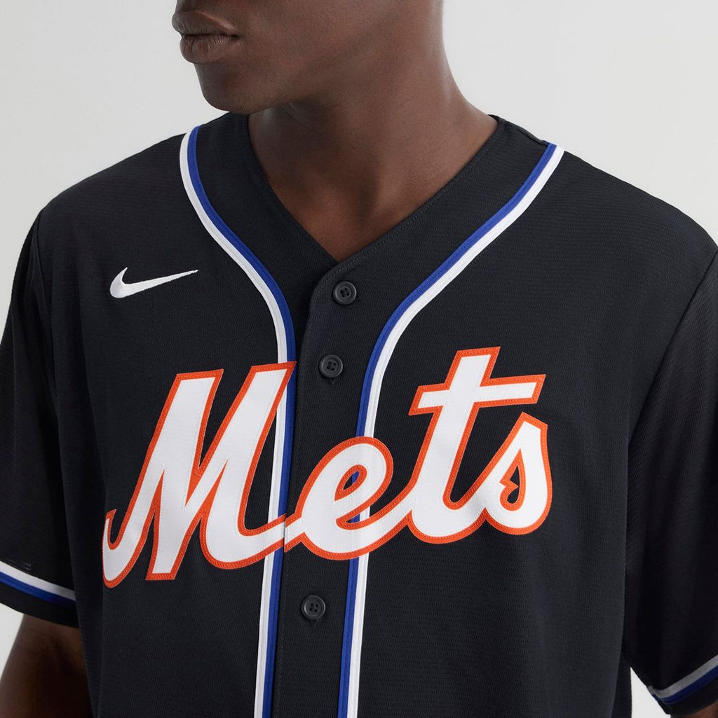 Juan Soto New York Mets Fashion Replica Black Out Jersey