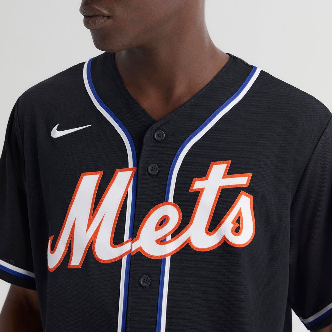 Juan Soto New York Mets Fashion Replica Black Out Jersey