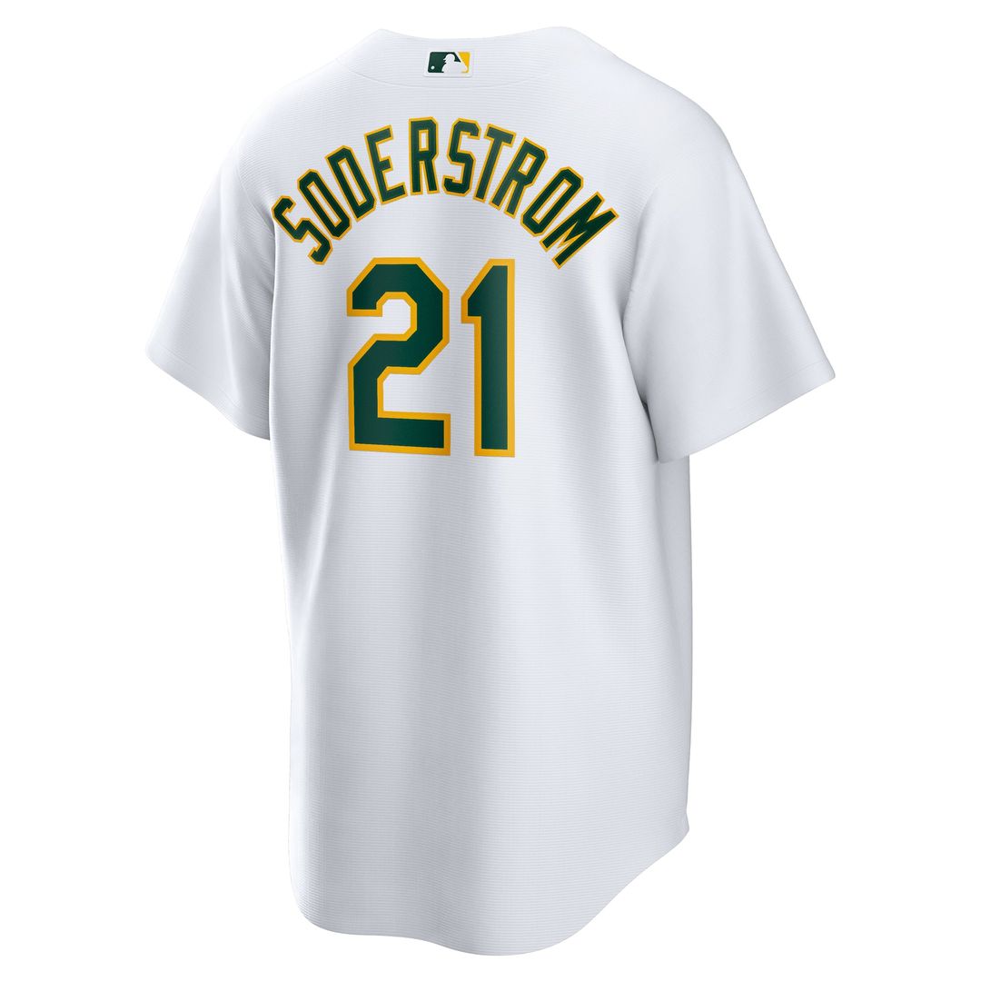 Tyler Soderstrom Athletics Home Replica Jersey - White