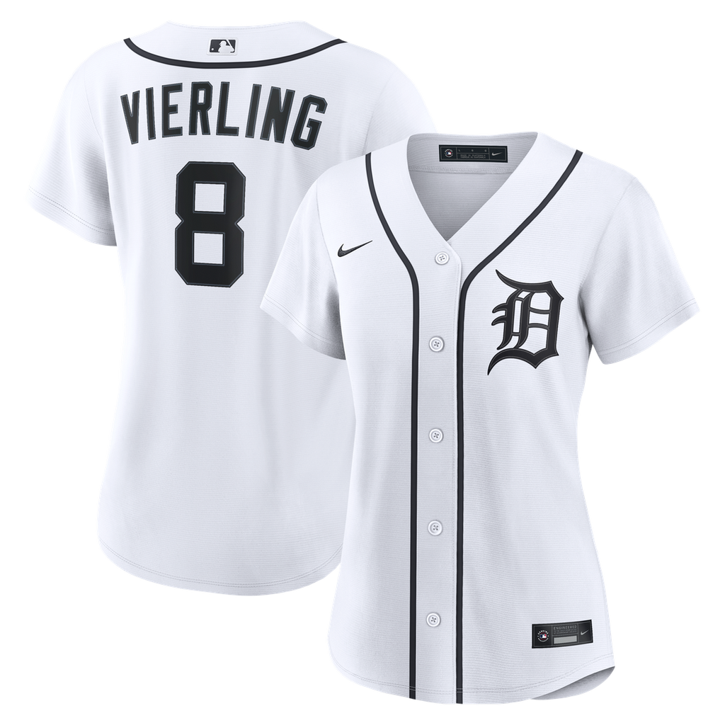 Matt Vierling Detroit Tigers Women's Home Replica Jersey - White