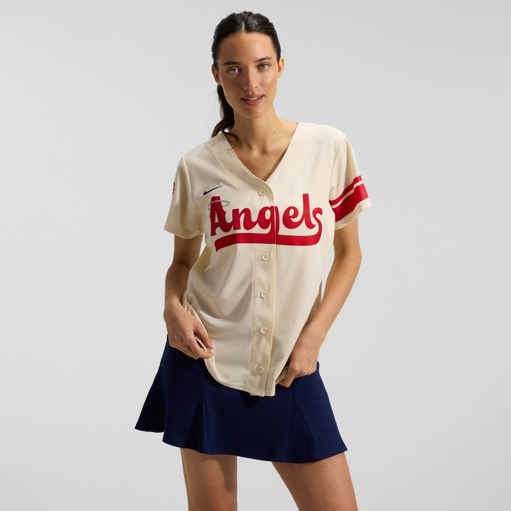 Anthony Rendon Los Angeles Angels Women's City Connect Replica Player Jersey - Cream