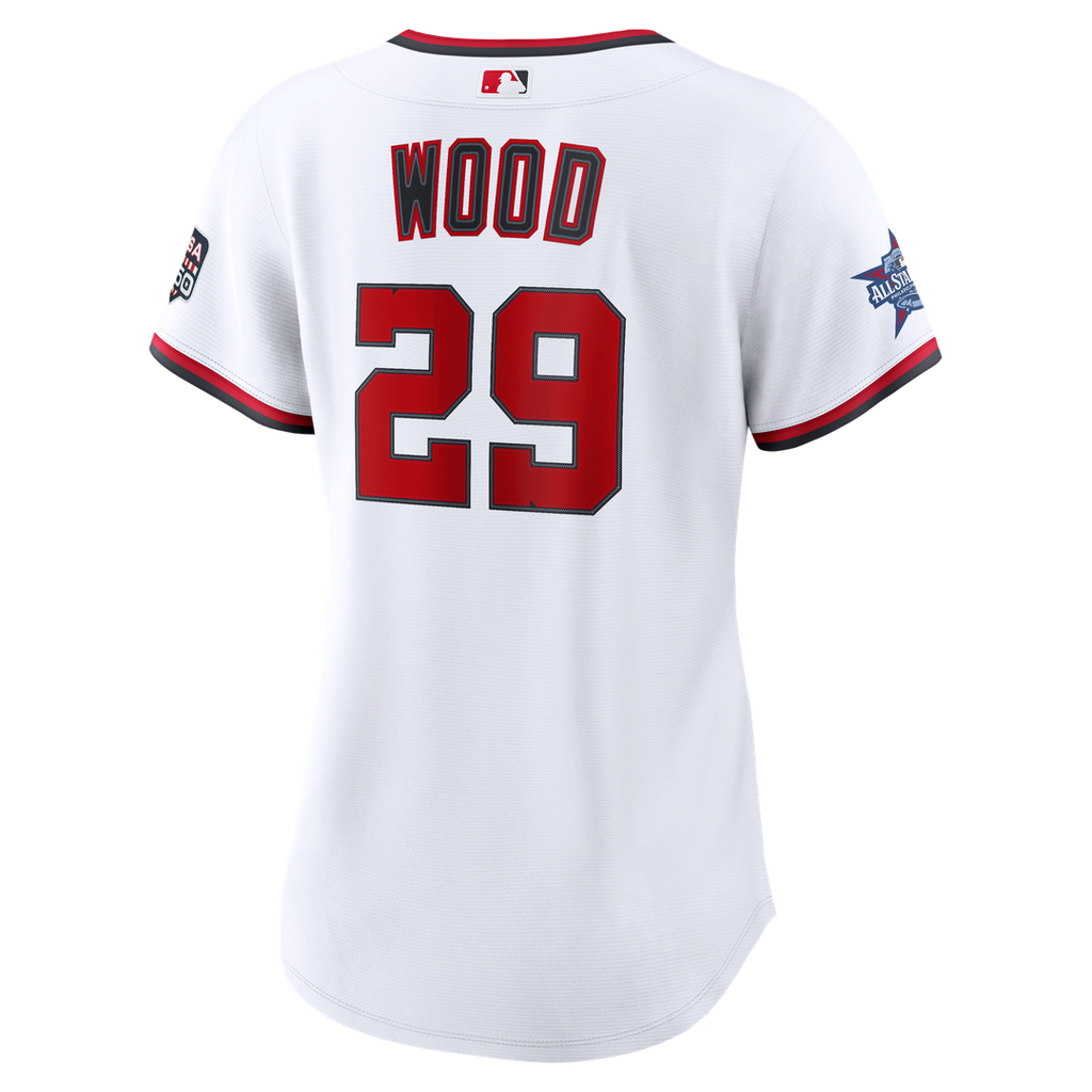 2026 All - Star Game Women's Washington Nationals James Wood White Replica Jersey