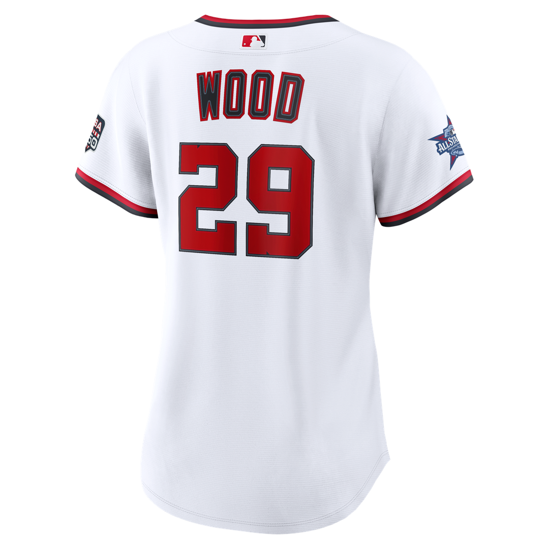 2026 All - Star Game Women's Washington Nationals James Wood White Replica Jersey