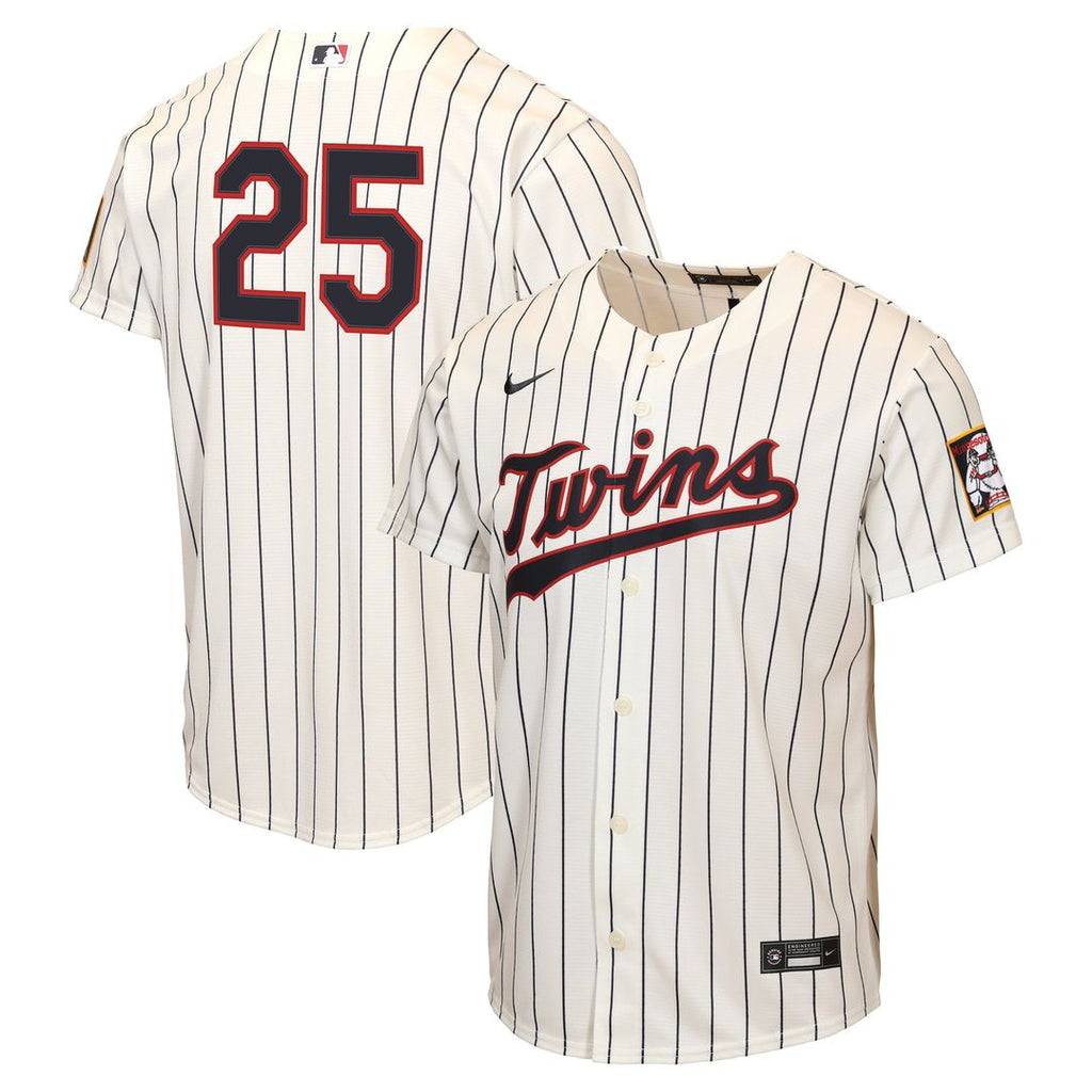 Byron Buxton Minnesota Twins Youth 2026 Field of Dreams Replica Jersey - Cream