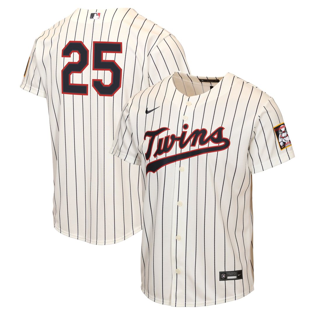 Byron Buxton Minnesota Twins Youth 2026 Field of Dreams Replica Jersey - Cream