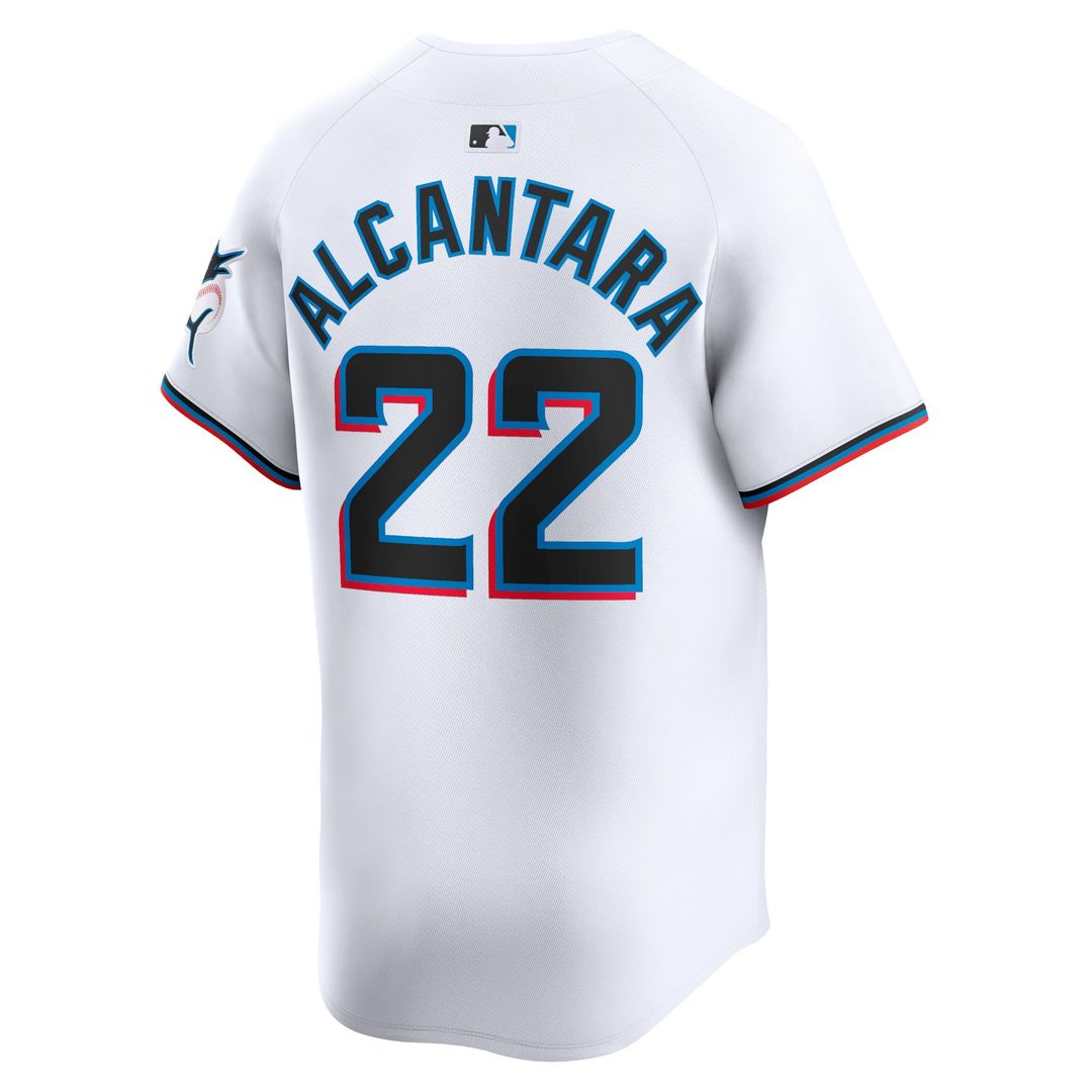Sandy Alcantara Miami Marlins Home Limited Player Jersey - White