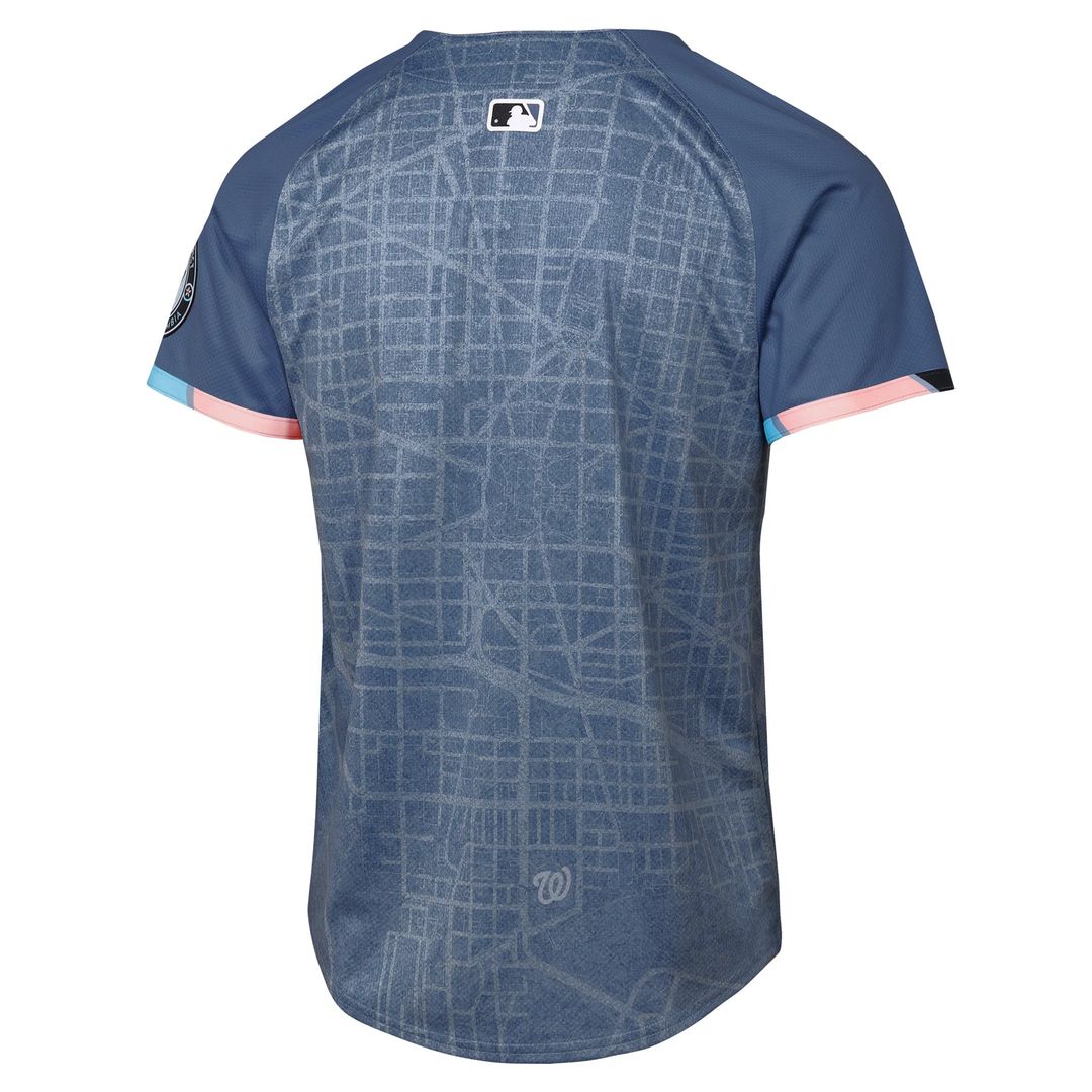 Washington Nationals Youth 2025 City Connect Limited Jersey - Blue
