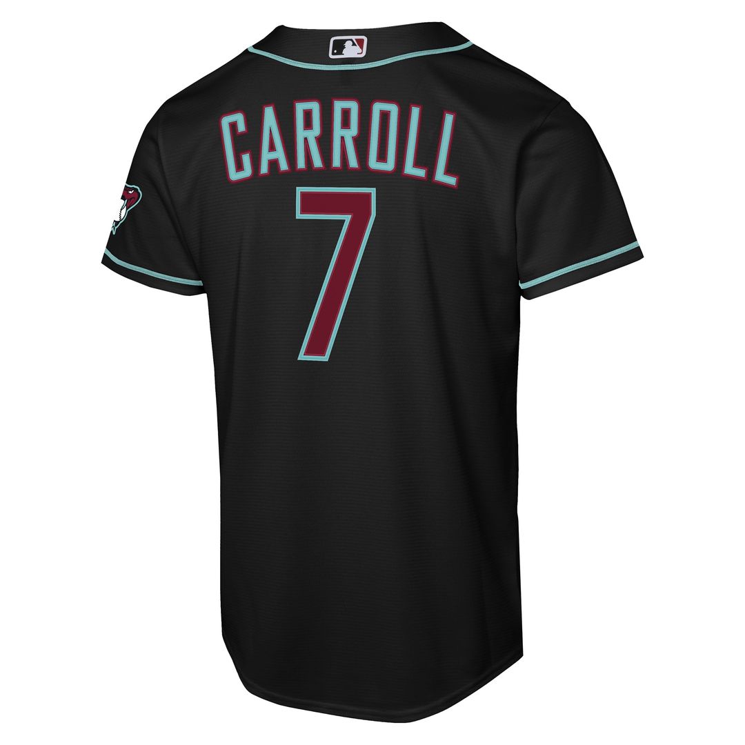 Corbin Carroll Arizona Diamondbacks Youth Alternate Stadium Jersey - Black