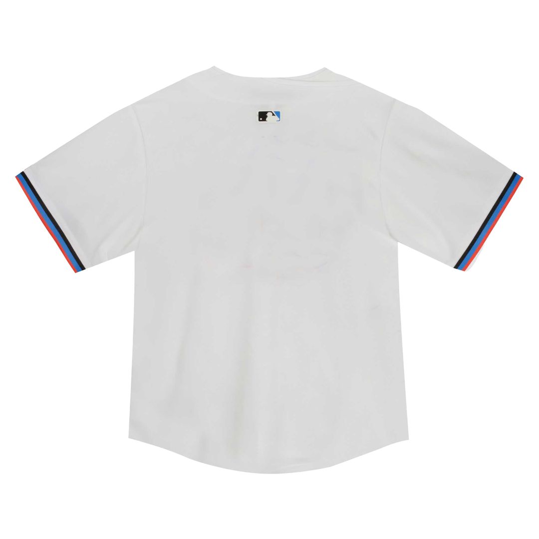 Miami Marlins Youth Home Game Jersey - White
