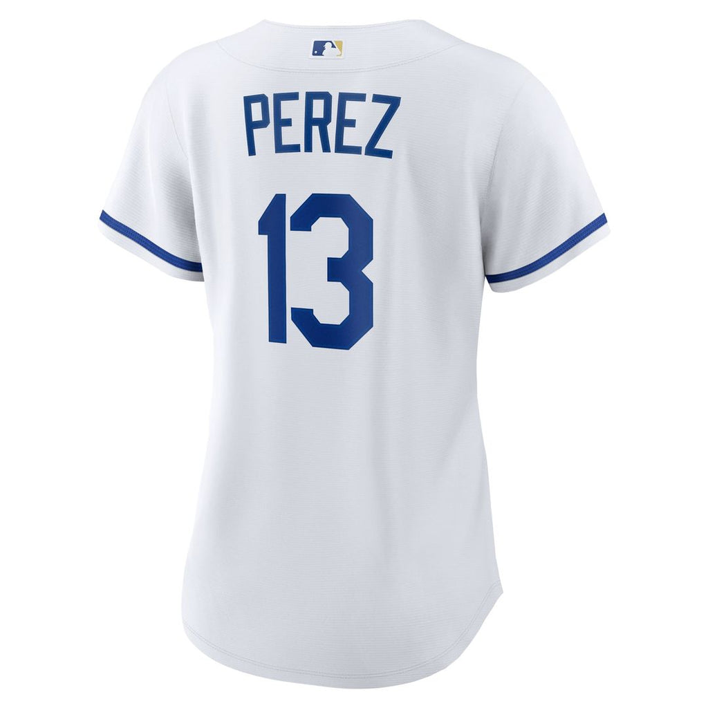 Salvador Perez Kansas City Royals Women's Home Replica Jersey - White