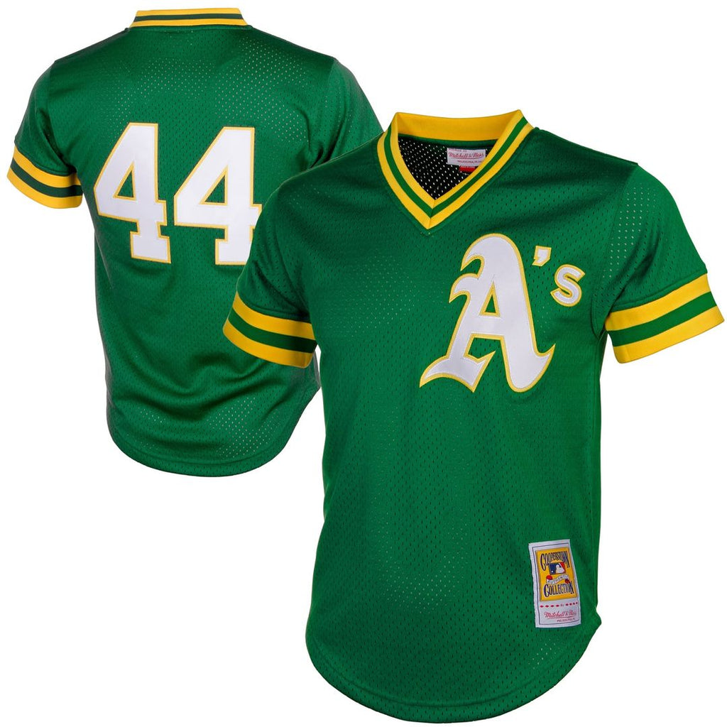 Reggie Jackson Athletics Authentic Batting Practice Jersey - Green