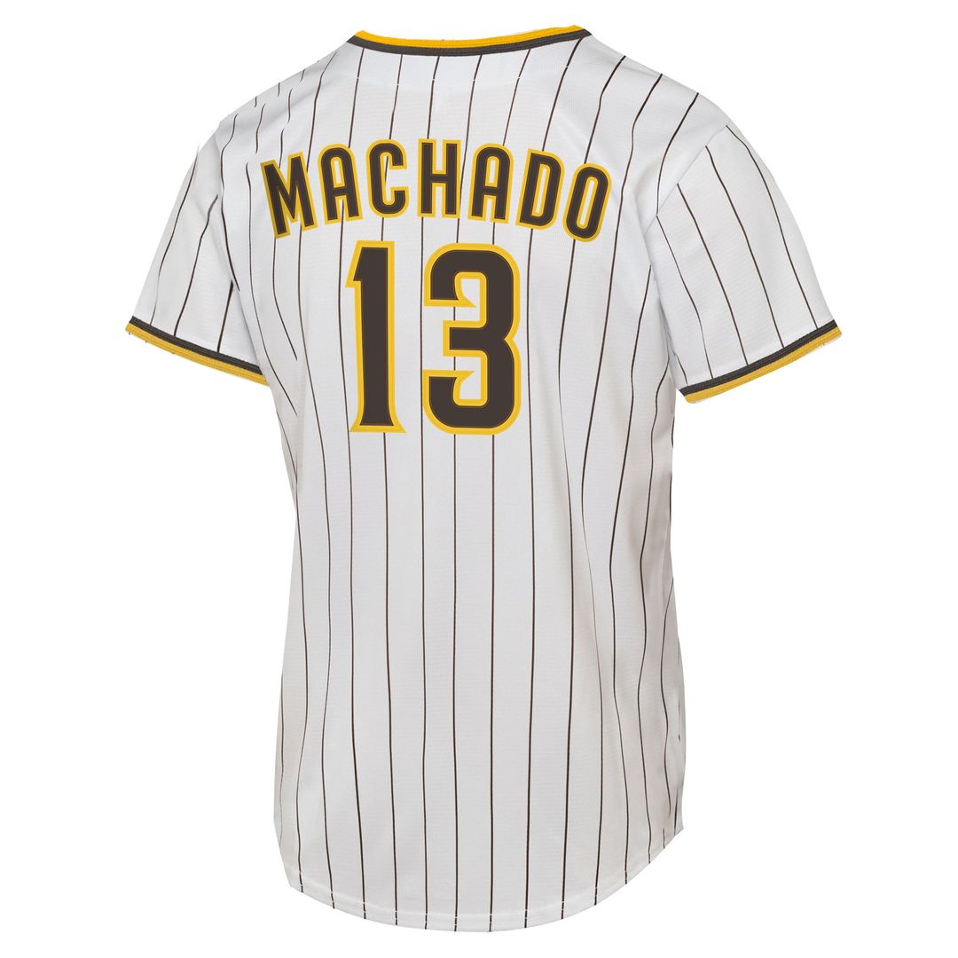 Manny Machado San Diego Padres Youth Home Replica Player Jersey - White