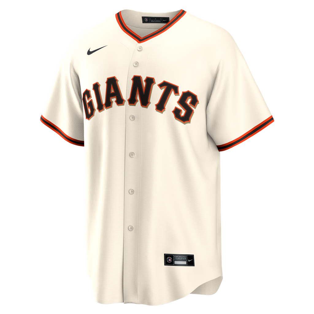 Evan Longoria San Francisco Giants Home Retired Player Replica Jersey - Cream