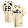 Cal Raleigh Seattle Mariners Alternate Replica Jersey - Cream