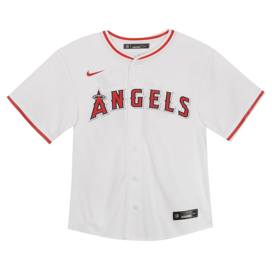 Mike Trout Los Angeles Angels Toddler Game Jersey - White