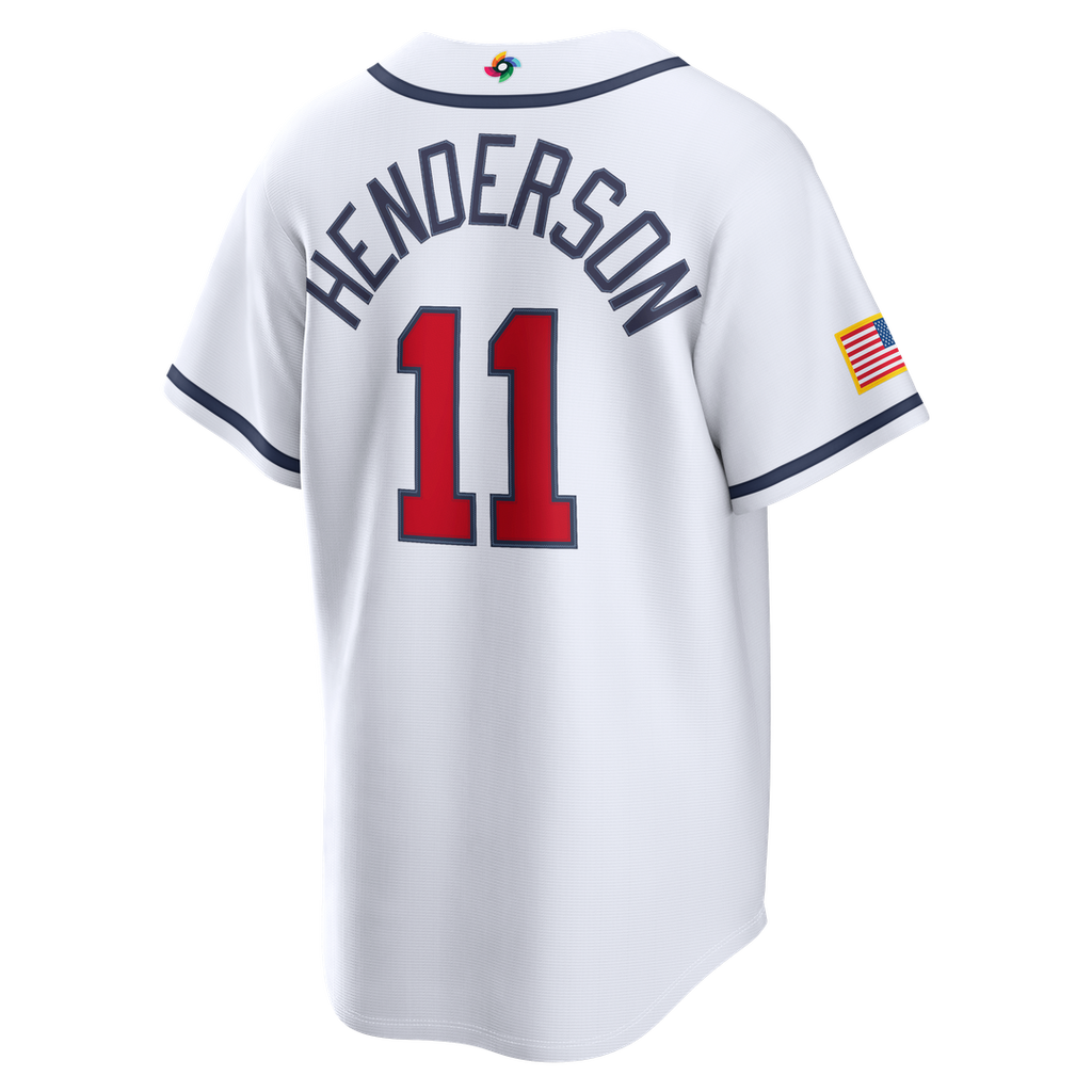 Gunnar Henderson USA Baseball 2026 World Baseball Classic Home Stadium Jersey - White
