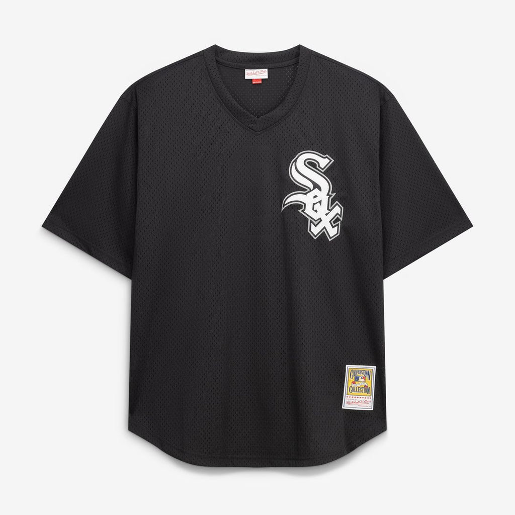 Bo Jackson Chicago White Sox Cooperstown Collection Big & Tall Mesh Batting Practice Jersey - Black