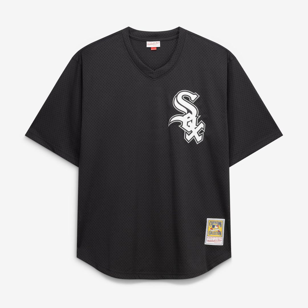 Bo Jackson Chicago White Sox Cooperstown Collection Big & Tall Mesh Batting Practice Jersey - Black