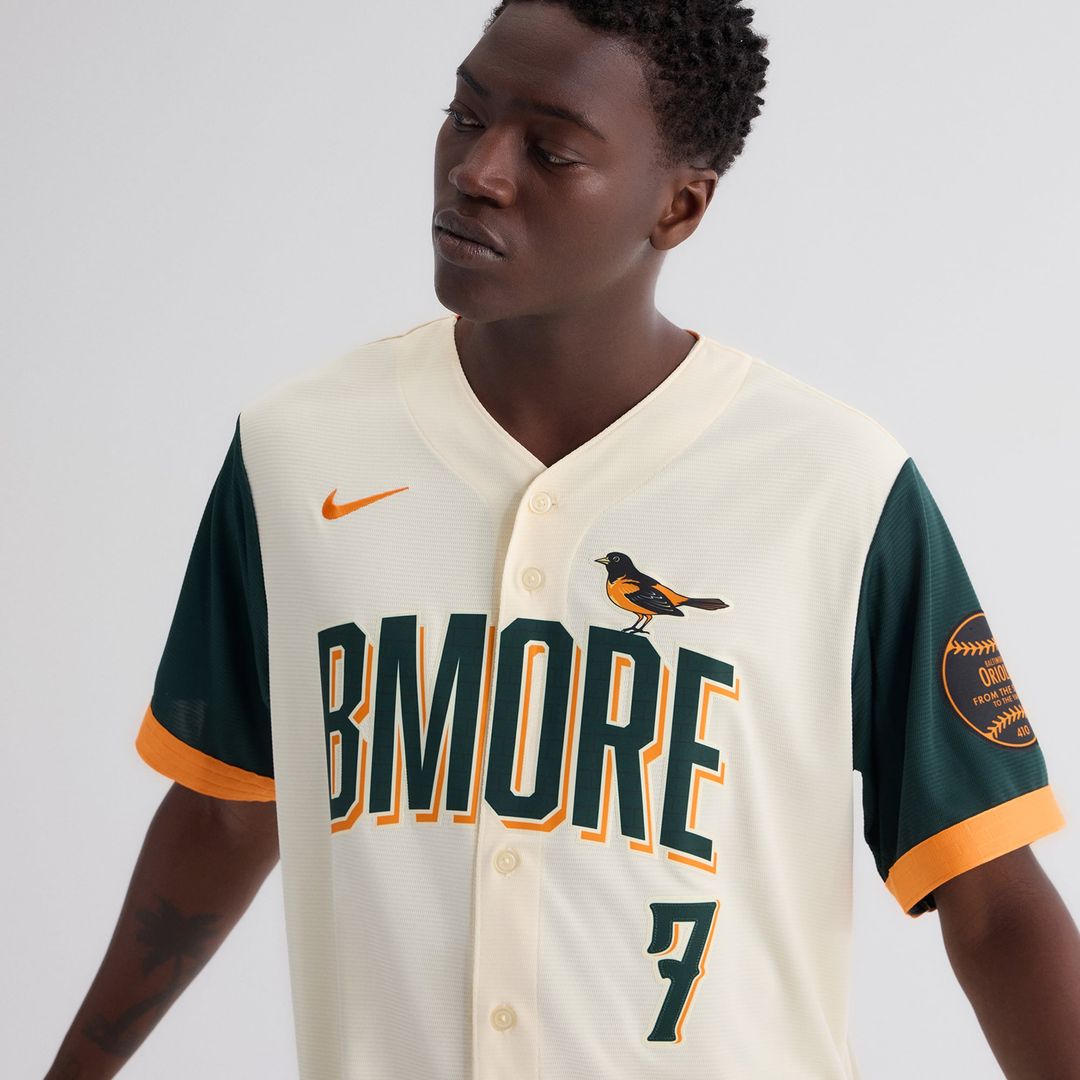 Jackson Holliday Baltimore Orioles 2026 City Connect Stadium Jersey - Cream