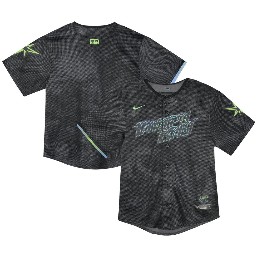 Tampa Bay Rays Toddler City Connect Team Limited Jersey - Black