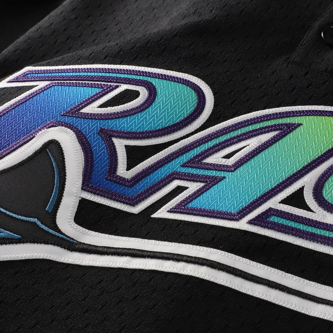 Wade Boggs Tampa Bay Rays Authentic Batting Practice Jersey - Black