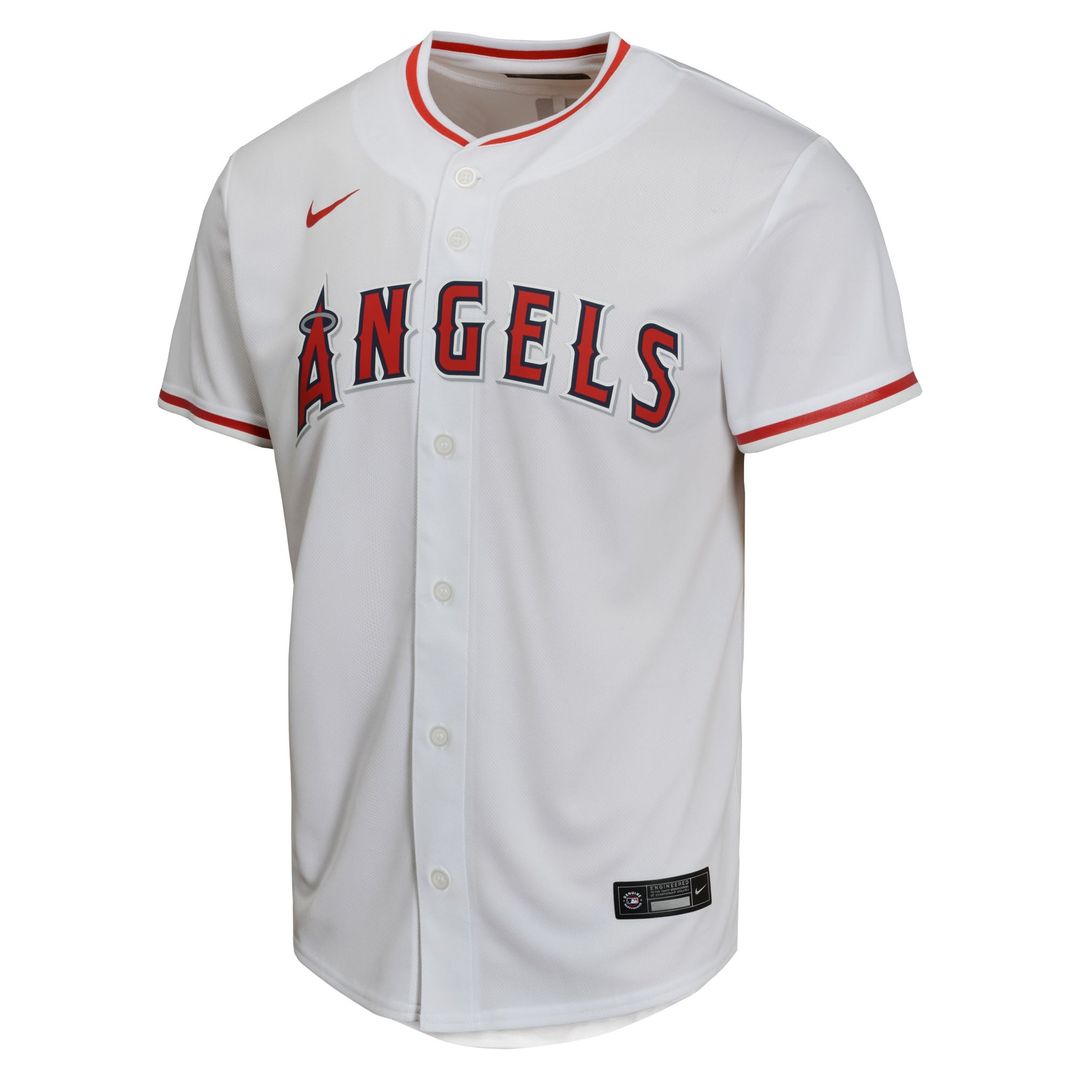 Yusei Kikuchi Los Angeles Angels Youth Home Game Player Jersey - White
