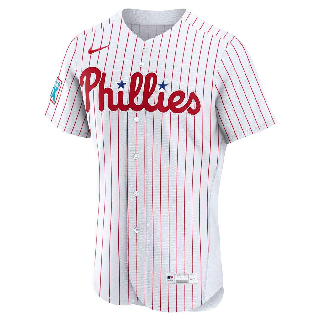 Philadelphia Phillies Alternate Sponsor Patch Authentic Jersey - Light Blue