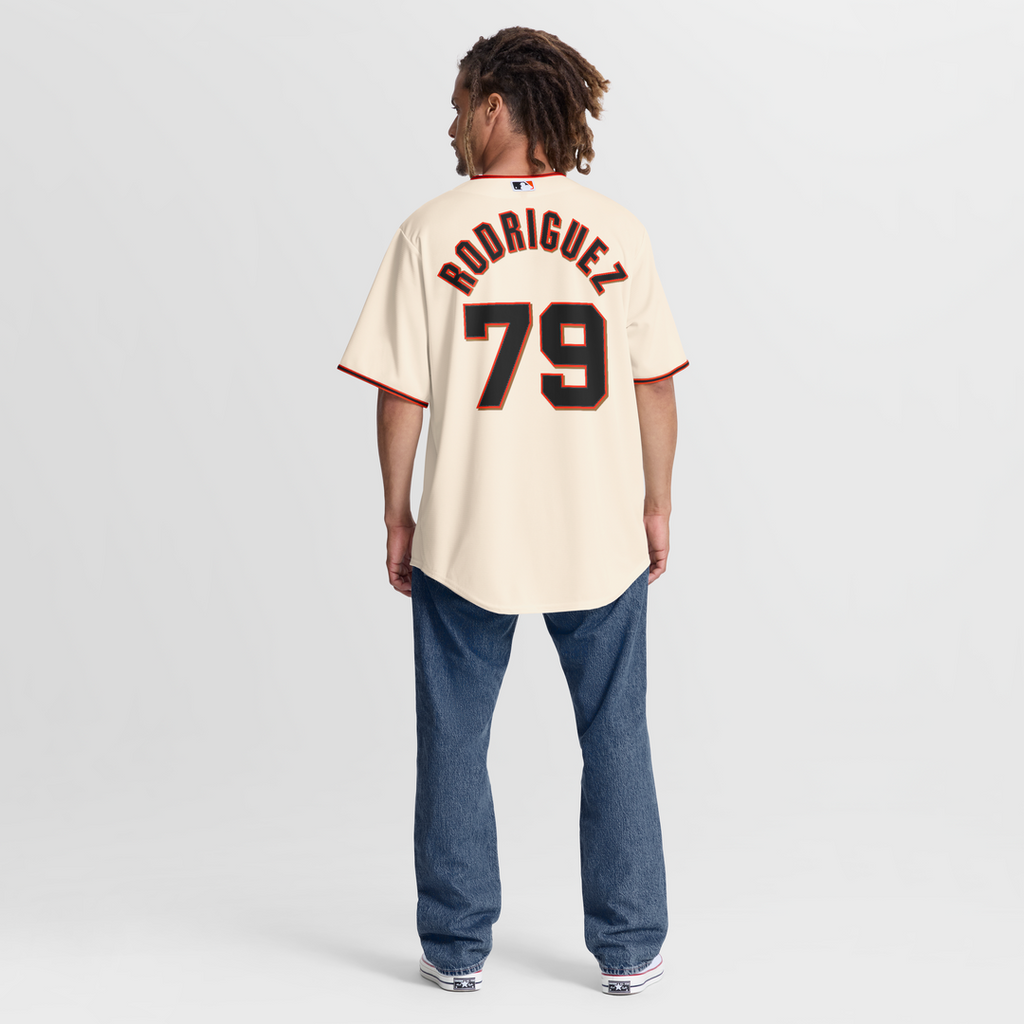 Jesus Rodriguez San Francisco Giants Home Replica Jersey - Cream