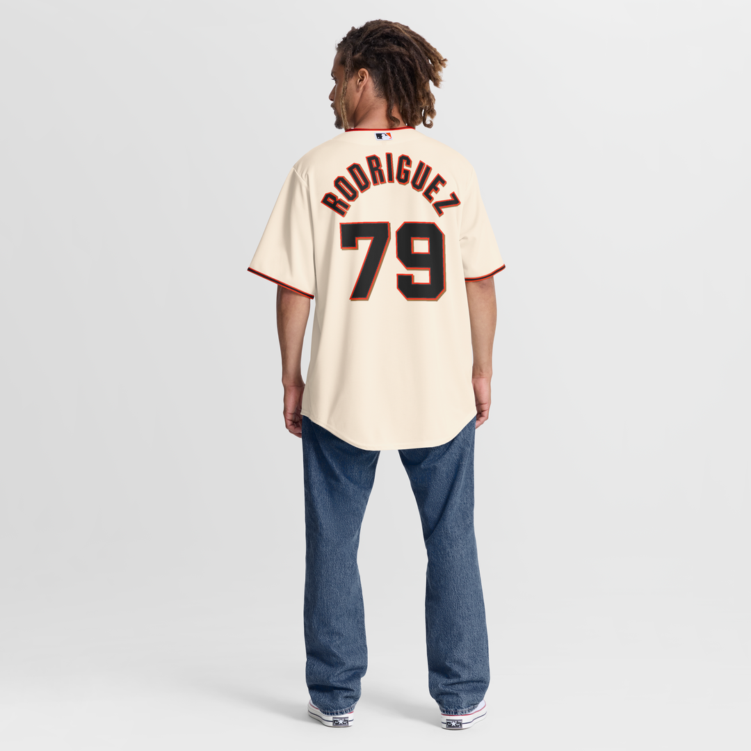 Jesus Rodriguez San Francisco Giants Home Replica Jersey - Cream