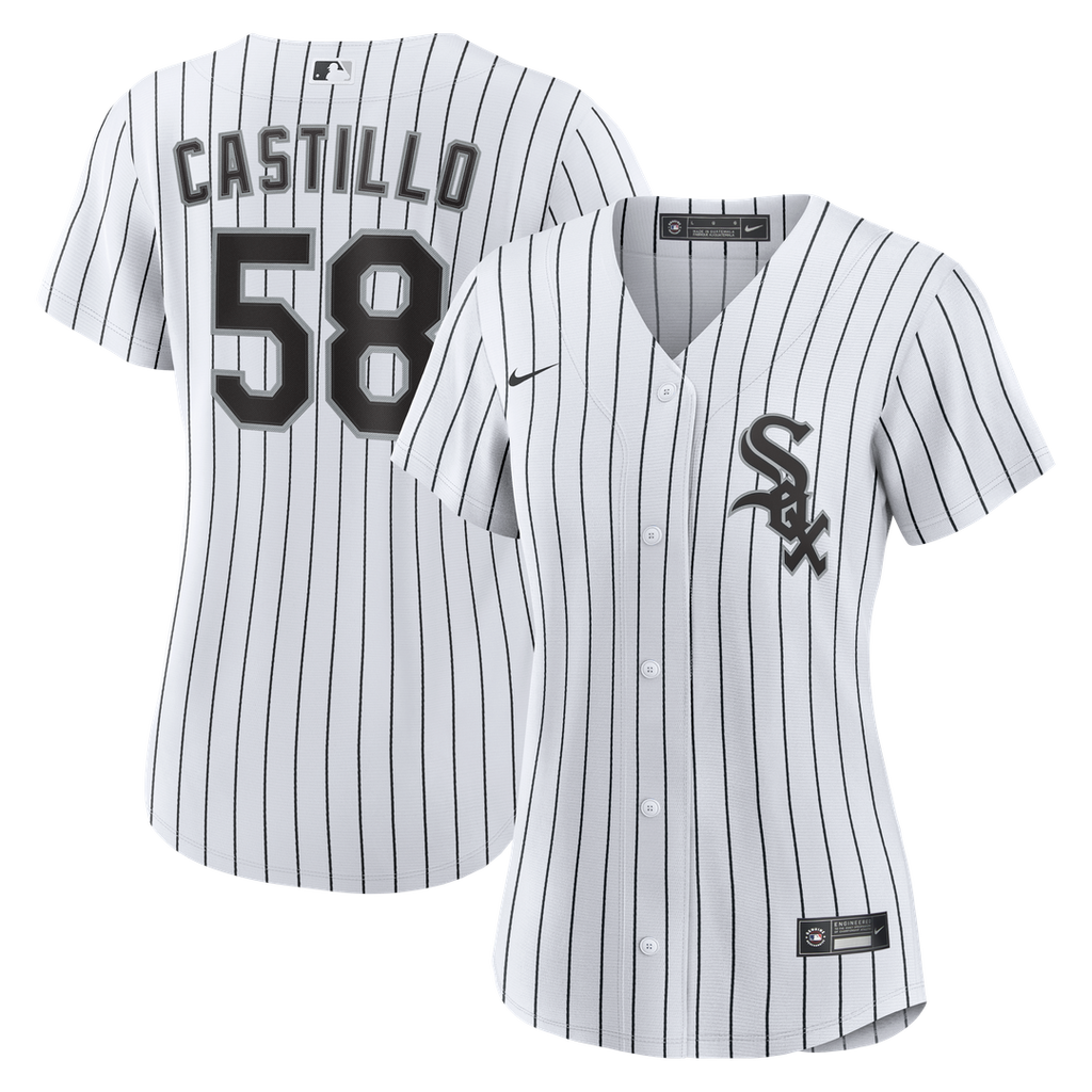 Luis Castillo Chicago White Sox Women's Home Replica Jersey - White