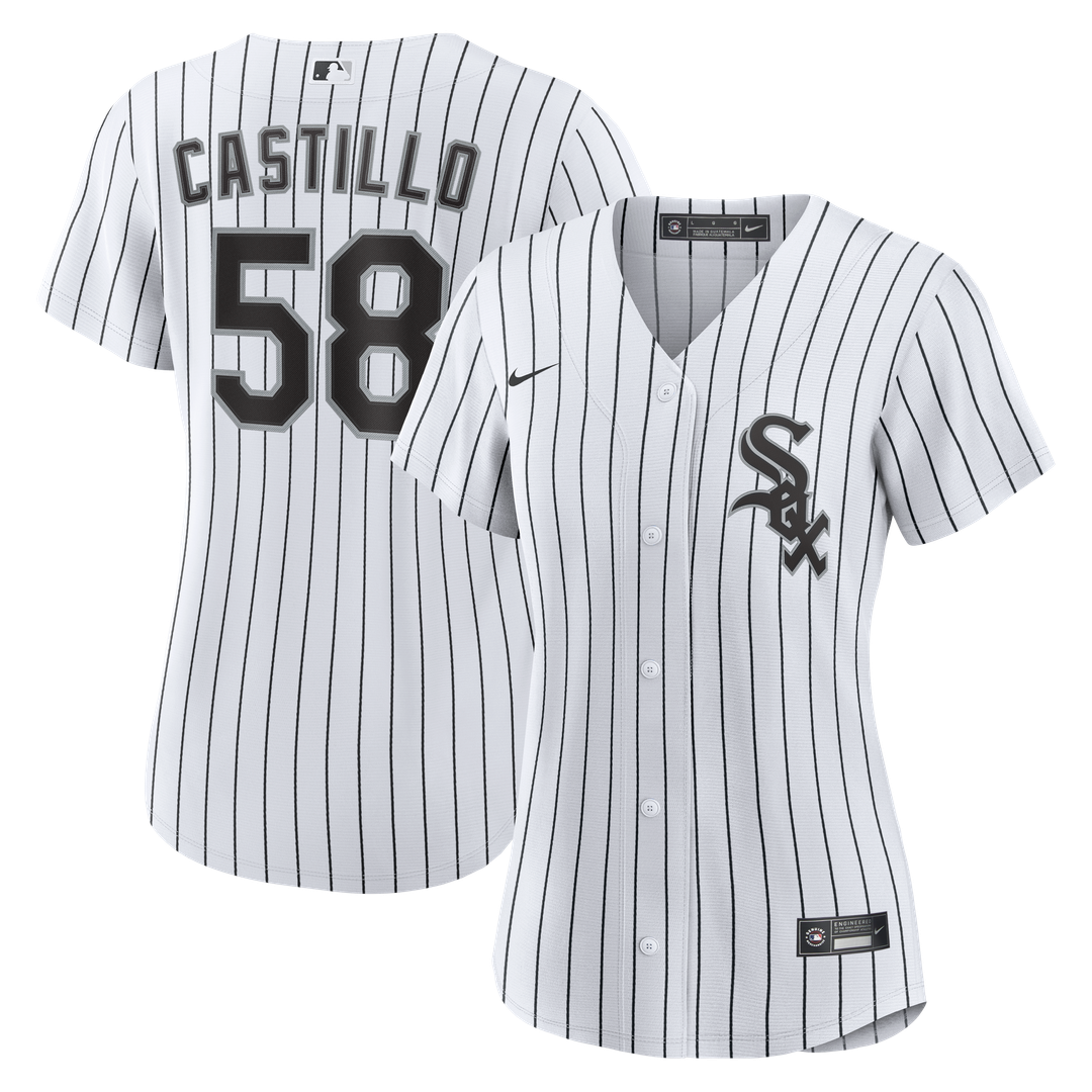 Luis Castillo Chicago White Sox Women's Home Replica Jersey - White