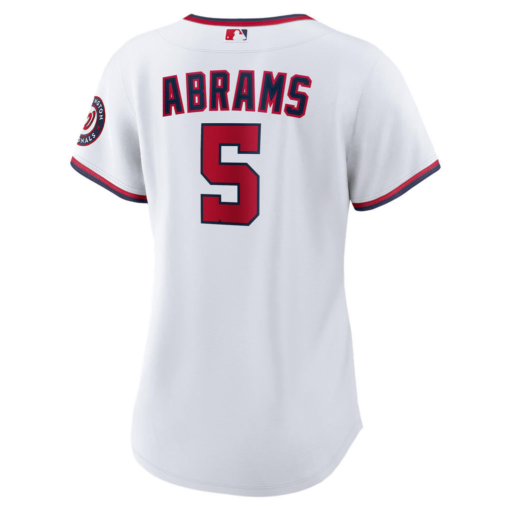 CJ Abrams Washington Nationals Women's Home Replica Player Jersey - White