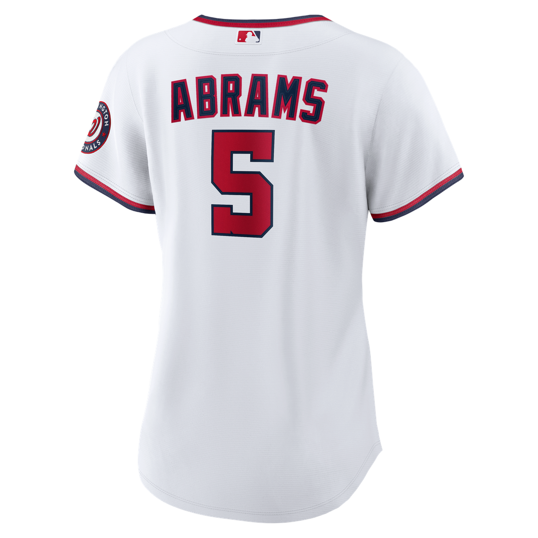 CJ Abrams Washington Nationals Women's Home Replica Player Jersey - White
