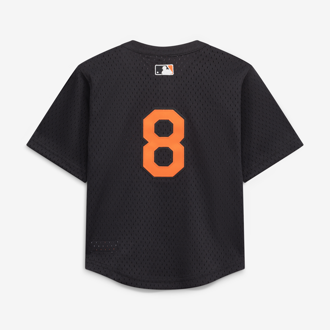 Cal Ripken Jr. Baltimore Orioles Toddler Throwback Mesh Batting Practice Jersey - Black