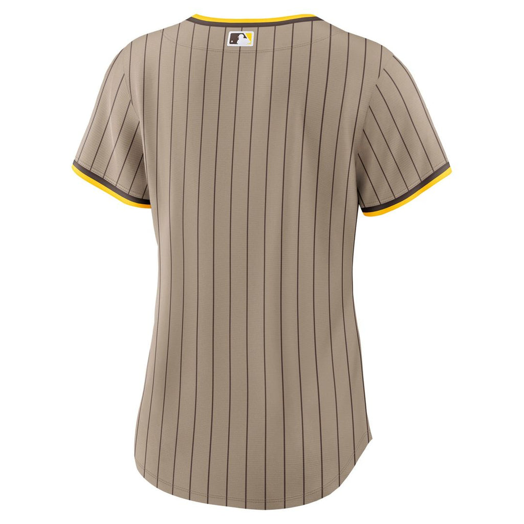 San Diego Padres Women's Alternate Replica Jersey - Sand