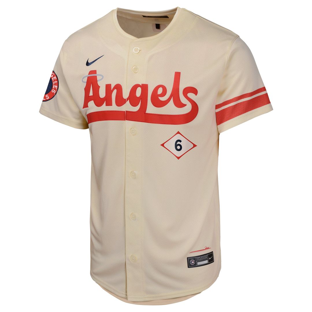 Anthony Rendon Los Angeles Angels Youth City Connect Limited Player Jersey - Cream