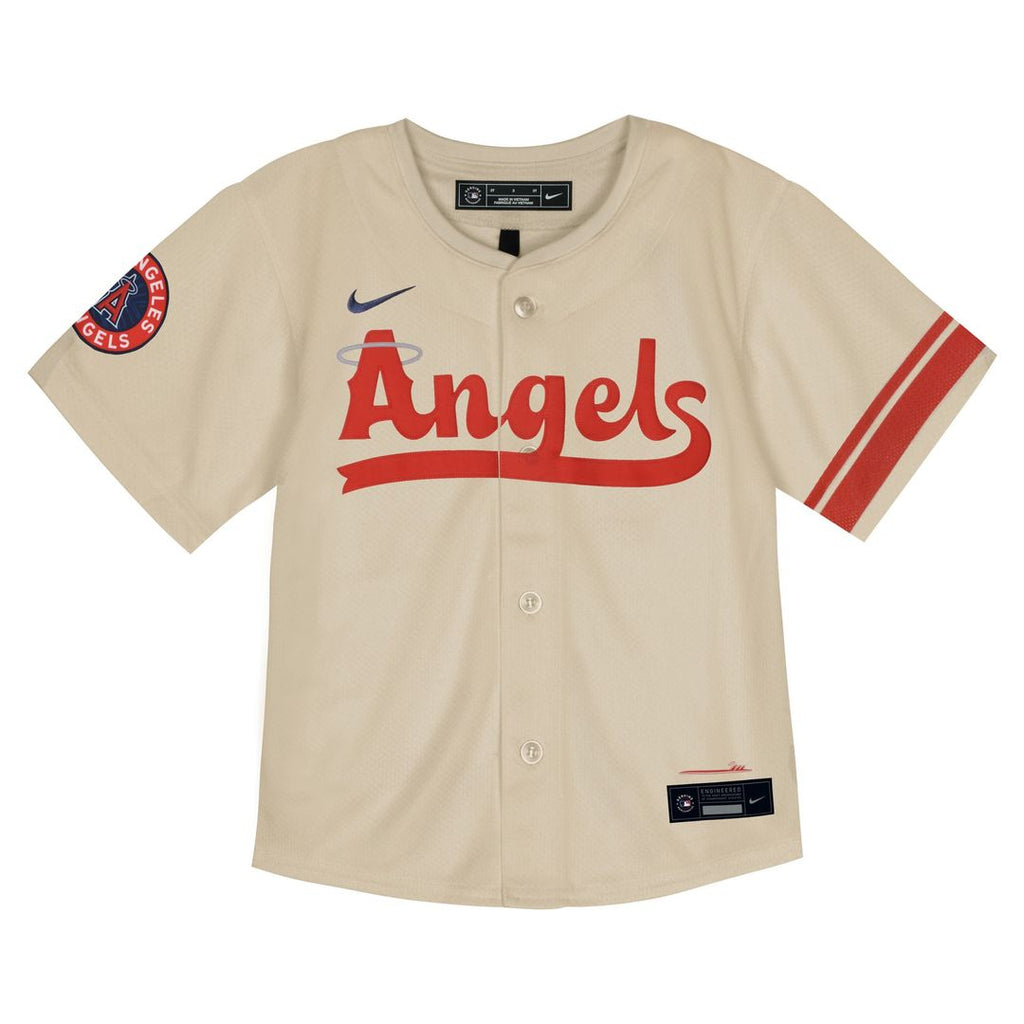 Los Angeles Angels Toddler City Connect Team Limited Jersey - Natural