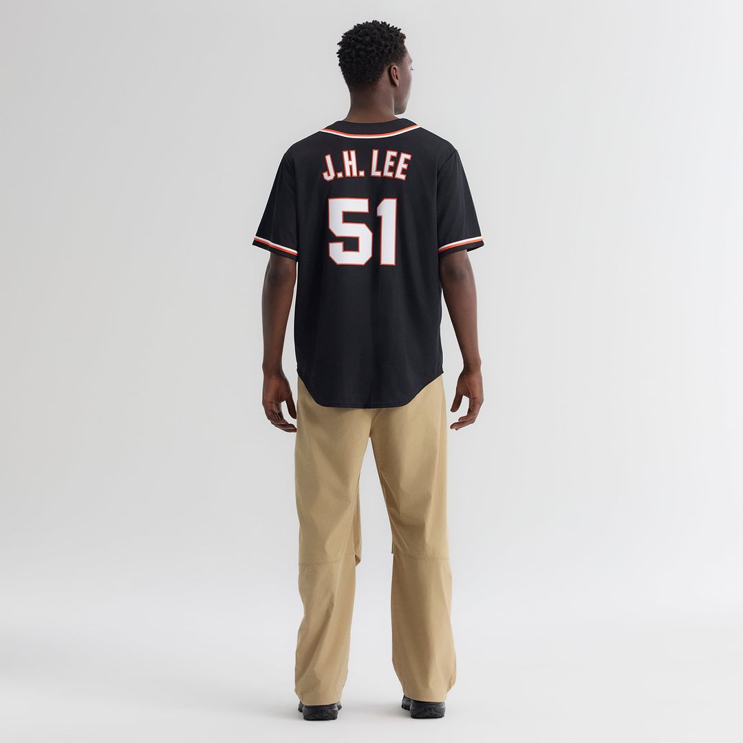 Jung Hoo Lee San Francisco Giants Fashion Replica Black Out Jersey