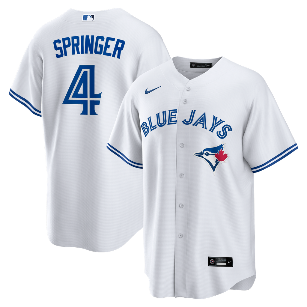 George Springer Toronto Blue Jays Home Replica Jersey - White