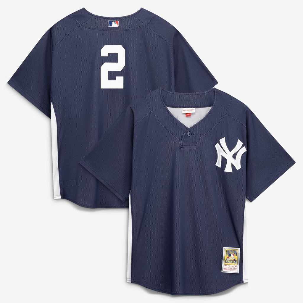 Derek Jeter New York Yankees Authentic Batting Practice Jersey - Navy