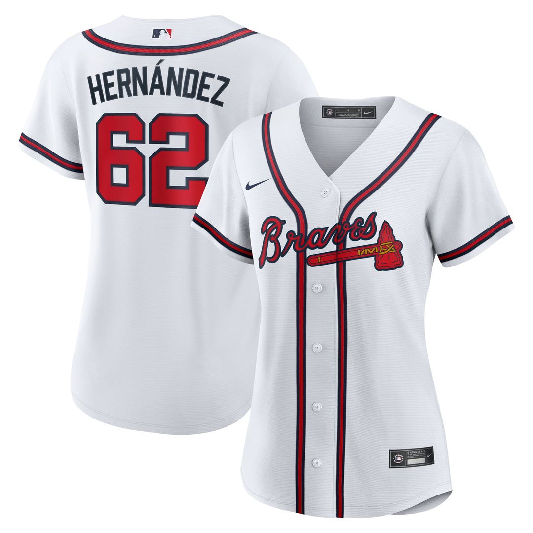 Daysbel Hernandez Atlanta Braves Women's Home Replica Jersey - White